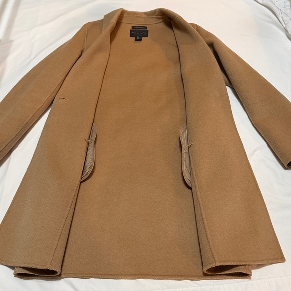 Tahari Wool&Cashmere Blend Camel Coat size S - Picture 5 of 9